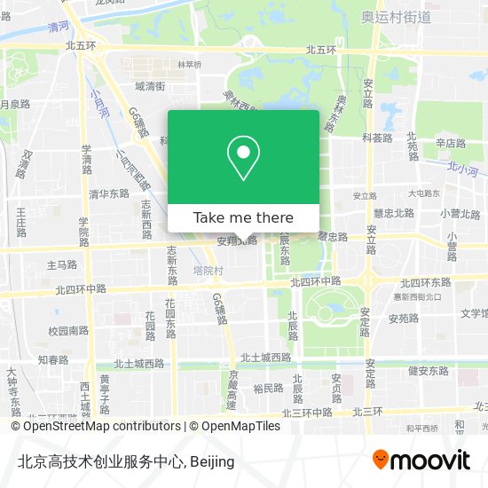 北京高技术创业服务中心 map