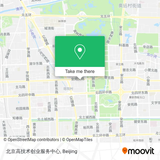 北京高技术创业服务中心 map