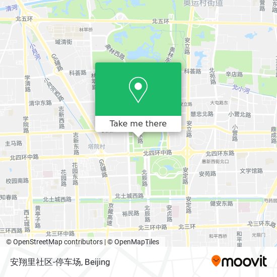 安翔里社区-停车场 map