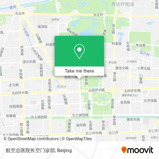 航空总医院长空门诊部 map