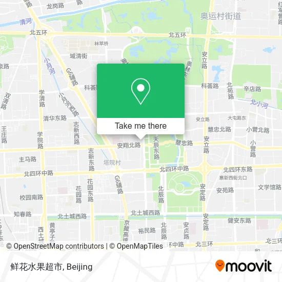 鲜花水果超市 map