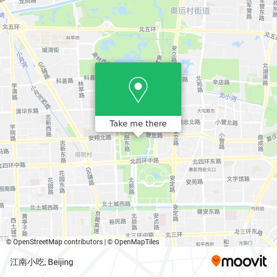 江南小吃 map