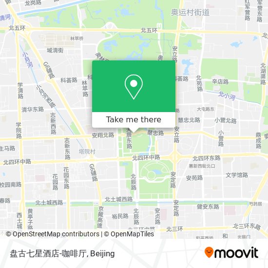 盘古七星酒店-咖啡厅 map
