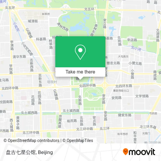 盘古七星公馆 map