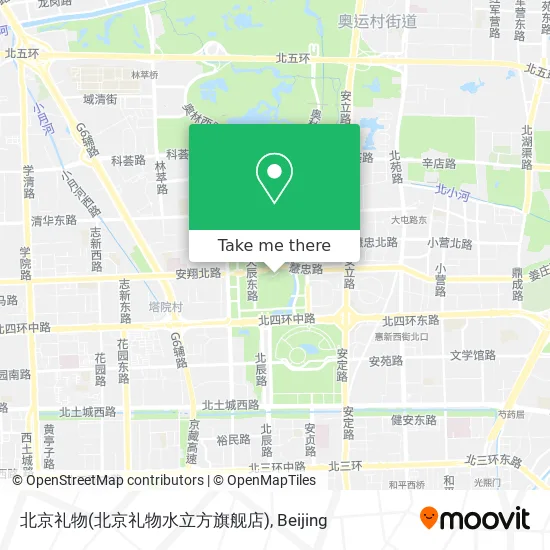 北京礼物(北京礼物水立方旗舰店) map