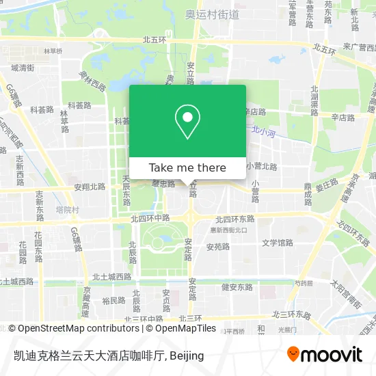 凯迪克格兰云天大酒店咖啡厅 map