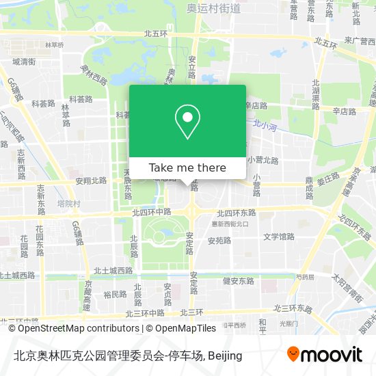 北京奥林匹克公园管理委员会-停车场 map