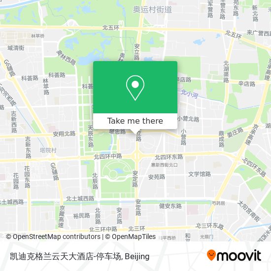 凯迪克格兰云天大酒店-停车场 map