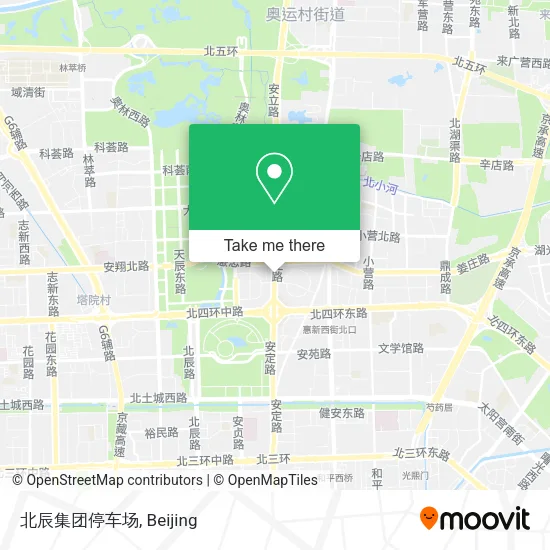 北辰集团停车场 map