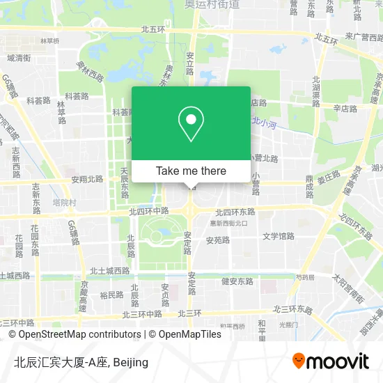 北辰汇宾大厦-A座 map