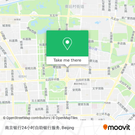 南京银行24小时自助银行服务 map
