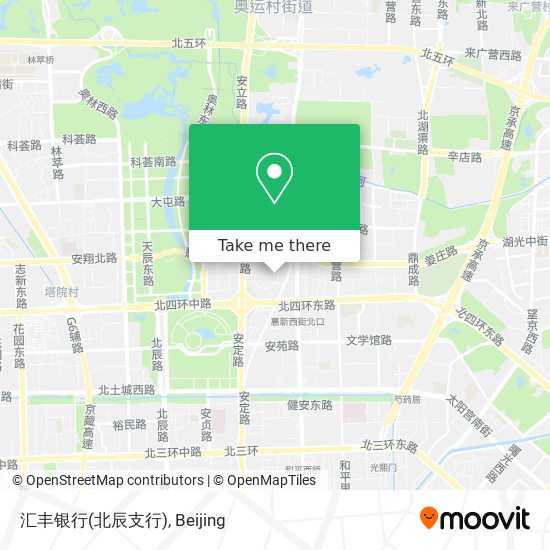 汇丰银行(北辰支行) map