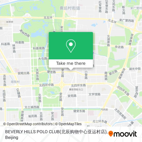 BEVERLY HILLS POLO CLUB(北辰购物中心亚运村店) map