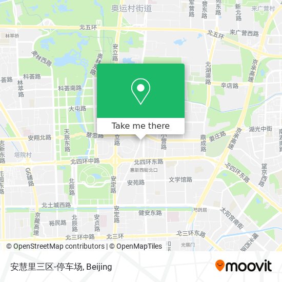 安慧里三区-停车场 map