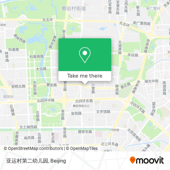亚运村第二幼儿园 map