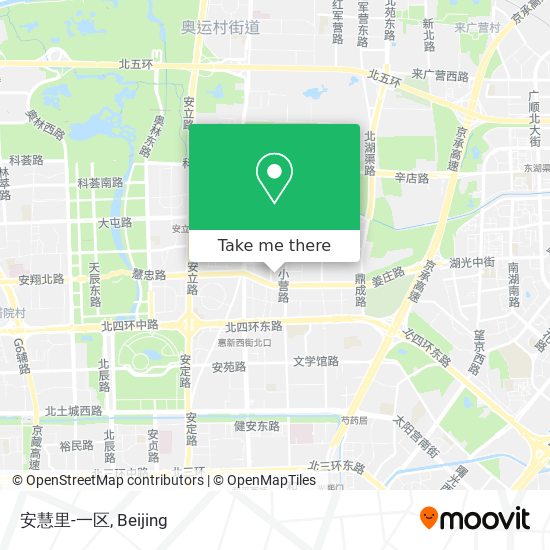 安慧里-一区 map