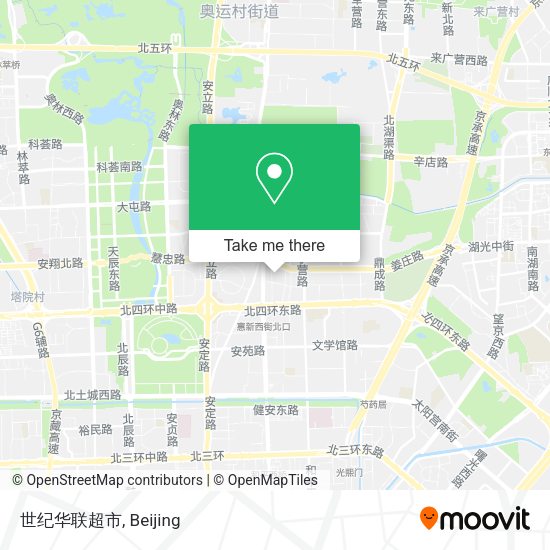 世纪华联超市 map