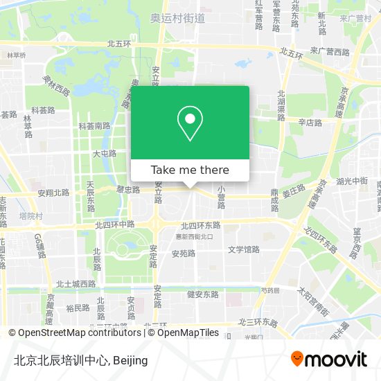 北京北辰培训中心 map