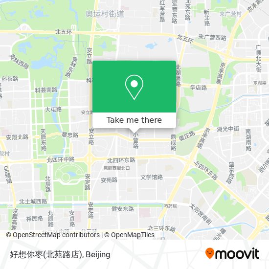 好想你枣(北苑路店) map