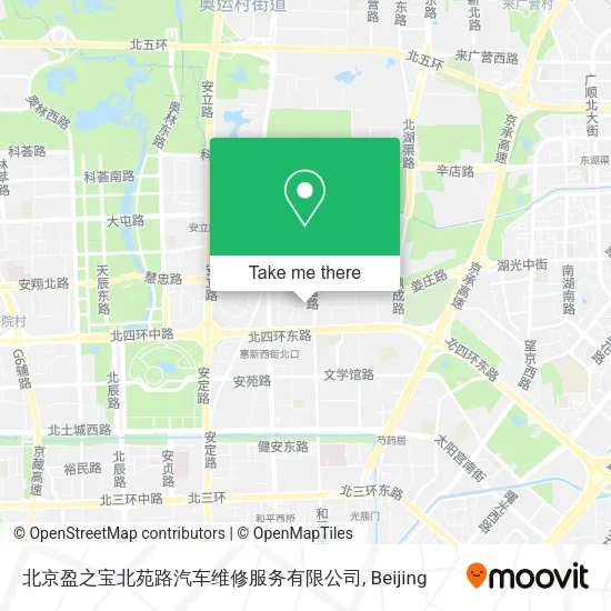 北京盈之宝北苑路汽车维修服务有限公司 map