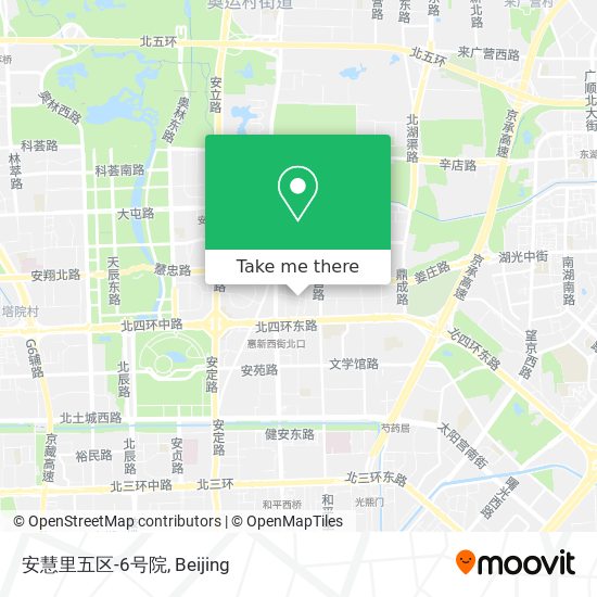 安慧里五区-6号院 map