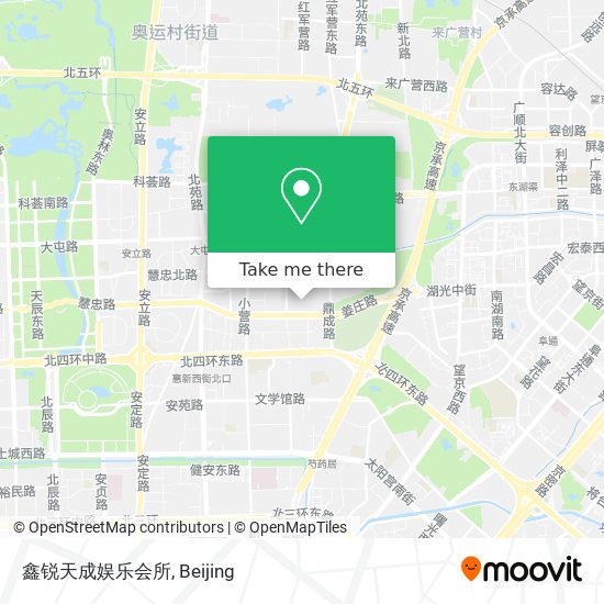 鑫锐天成娱乐会所 map