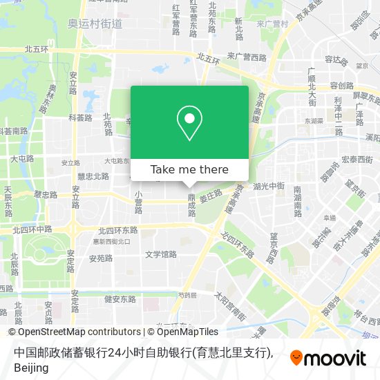 中国邮政储蓄银行24小时自助银行(育慧北里支行) map