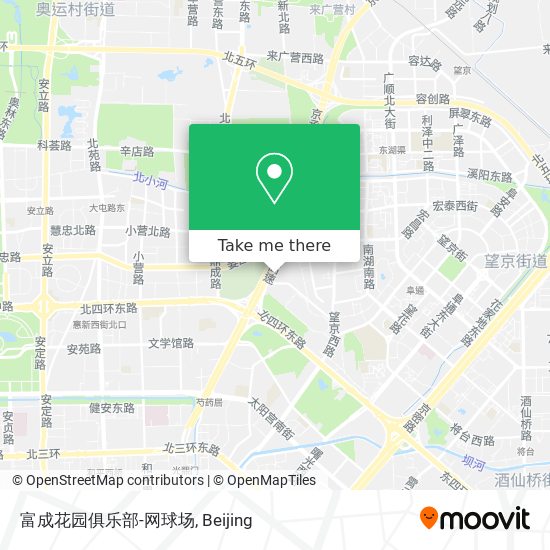 富成花园俱乐部-网球场 map