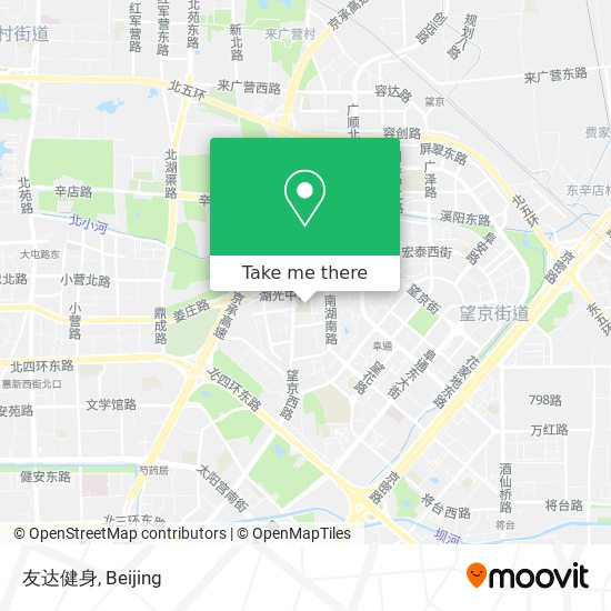 友达健身 map