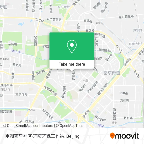 南湖西里社区-环境环保工作站 map