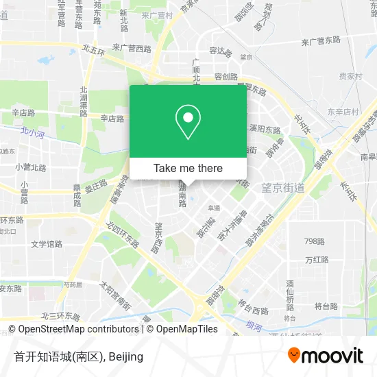 首开知语城(南区) map