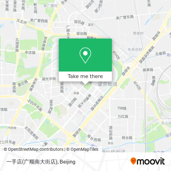 一手店(广顺南大街店) map