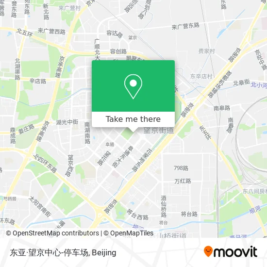 东亚·望京中心-停车场 map