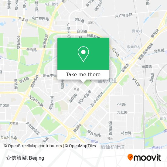 众信旅游 map