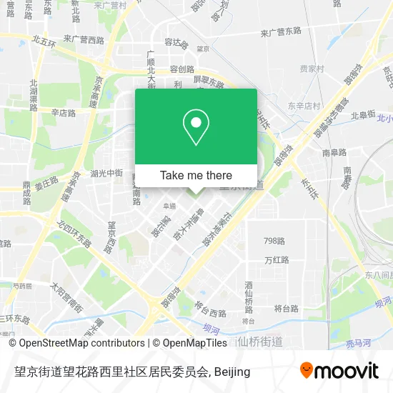 望京街道望花路西里社区居民委员会 map