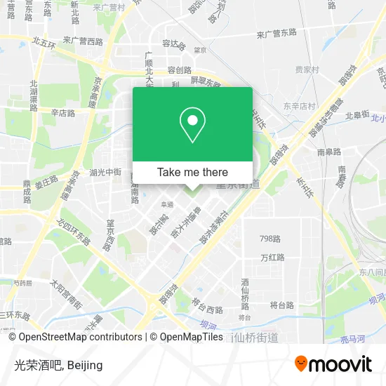 光荣酒吧 map