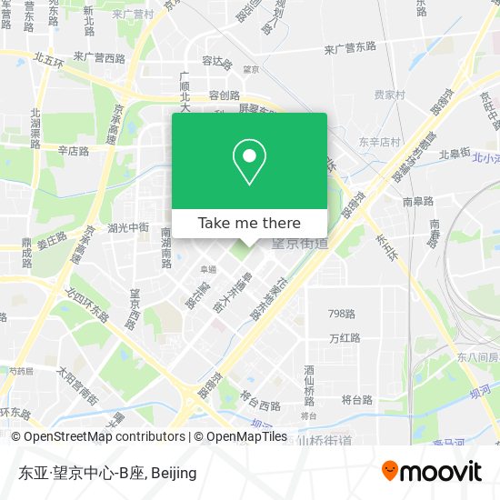 东亚·望京中心-B座 map