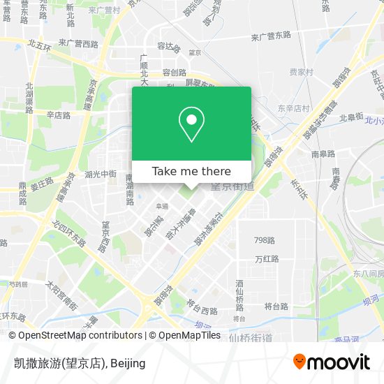 凯撒旅游(望京店) map