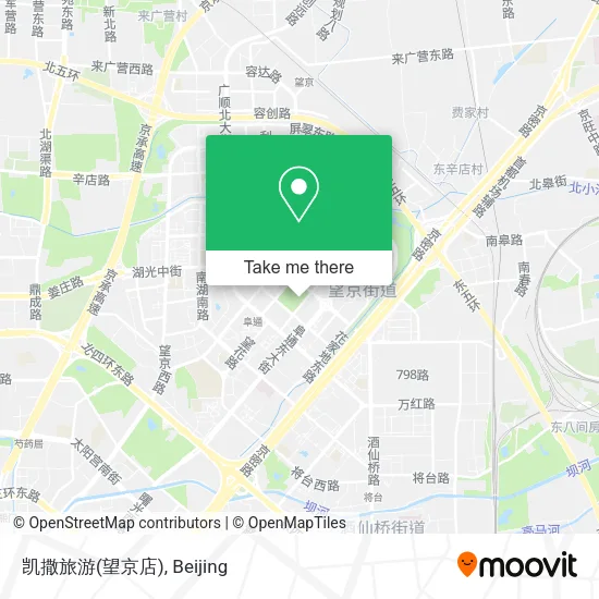 凯撒旅游(望京店) map