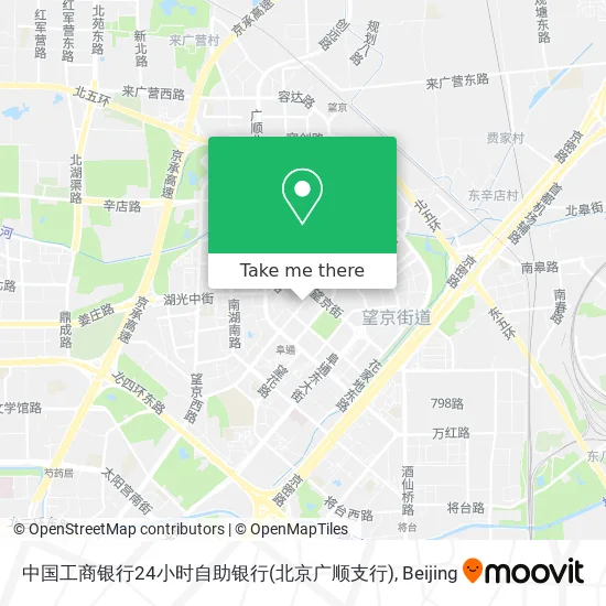 中国工商银行24小时自助银行(北京广顺支行) map