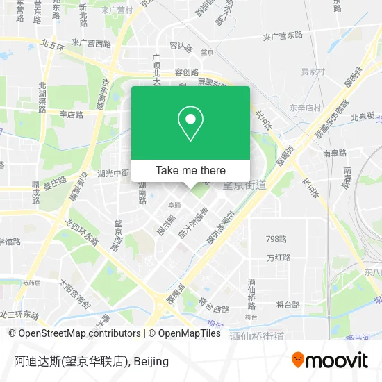 阿迪达斯(望京华联店) map