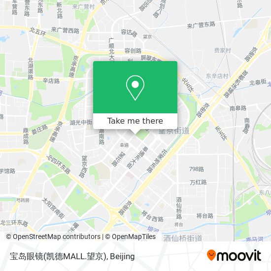 宝岛眼镜(凯德MALL.望京) map