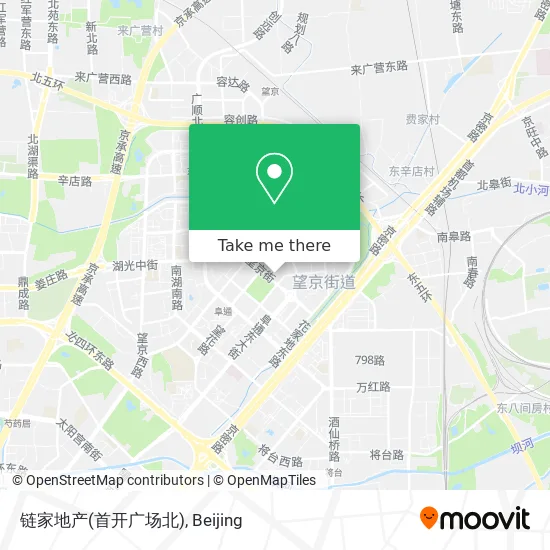 链家地产(首开广场北) map