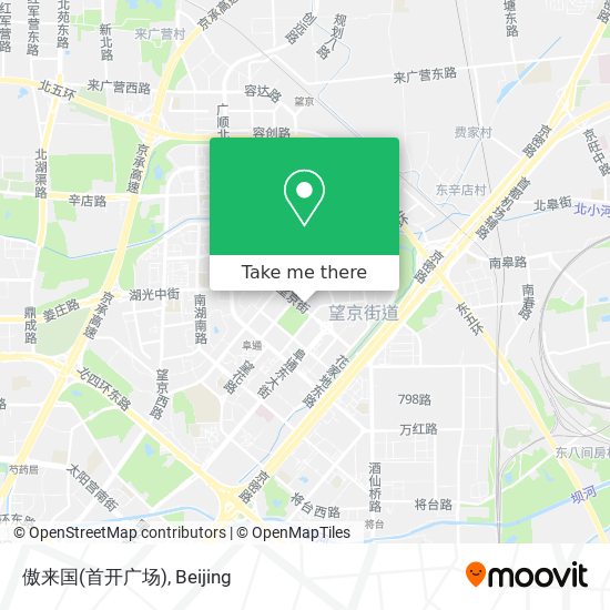 傲来国(首开广场) map