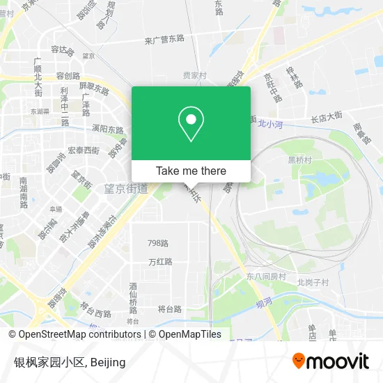 银枫家园小区 map