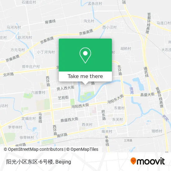 阳光小区东区-6号楼 map