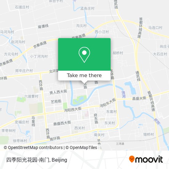 四季阳光花园-南门 map