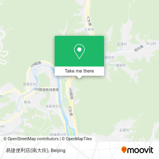 易捷便利店(南大街) map