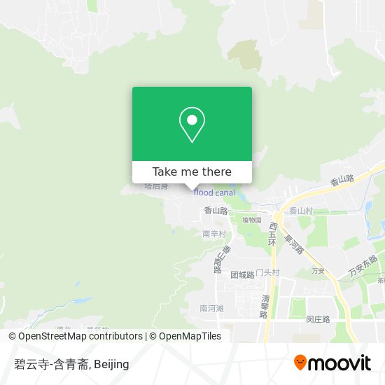 碧云寺-含青斋 map