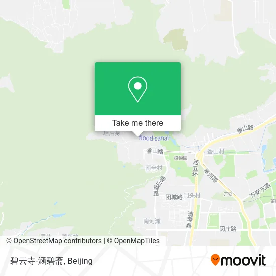 碧云寺-涵碧斋 map